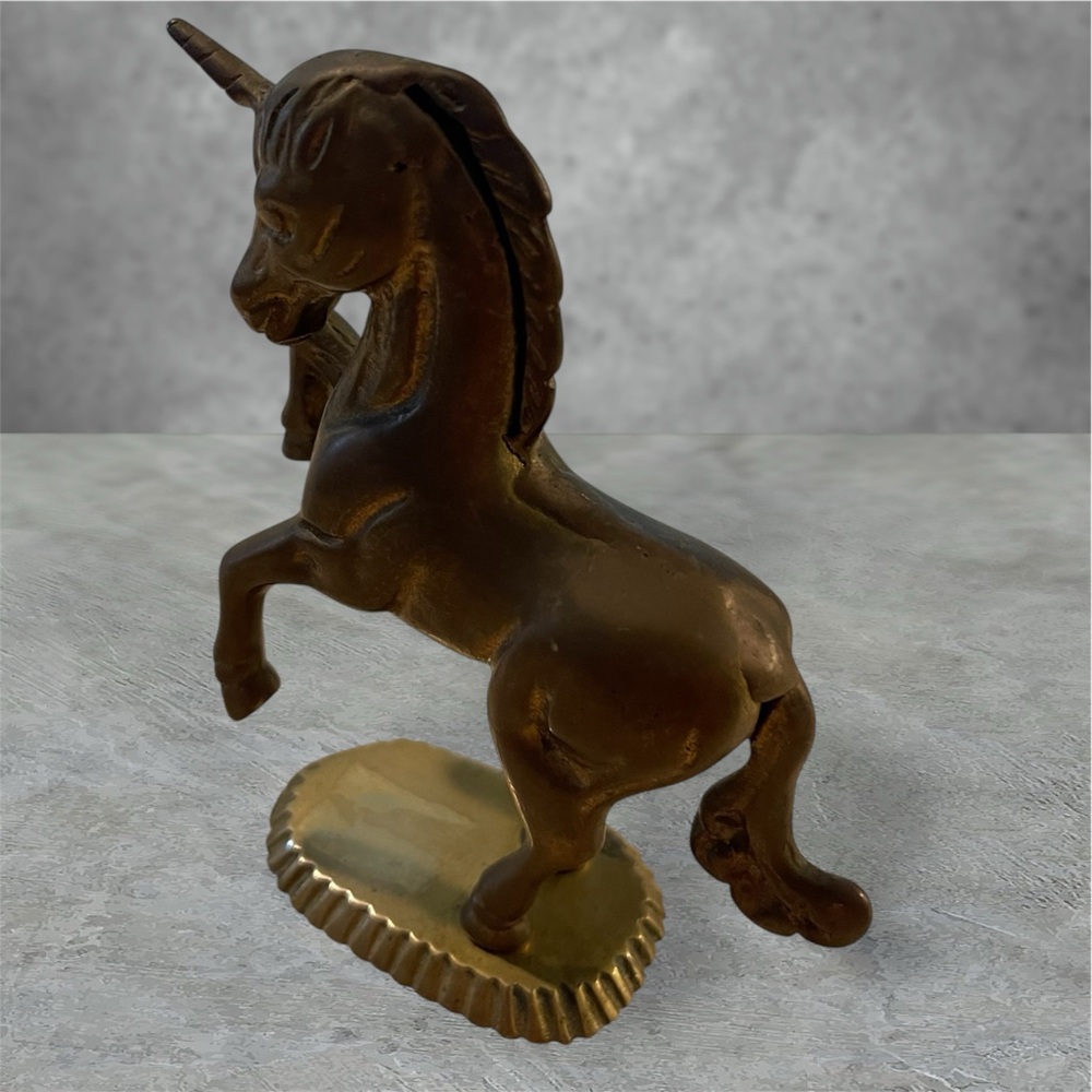 Vintage Brass Unicorn